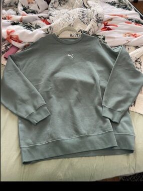 Puma Sage Green Crewneck Sweatshirt